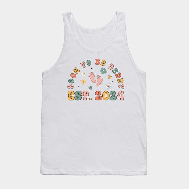 Soon to be daddy est 2024 Tank Top by skstring